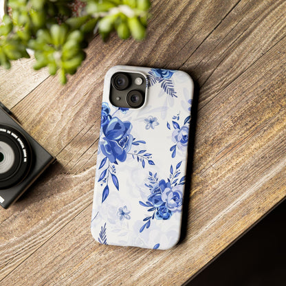 French Blue and White Toille, Slim Phone Cases, Case-Mate IPHONE16 and all sizes