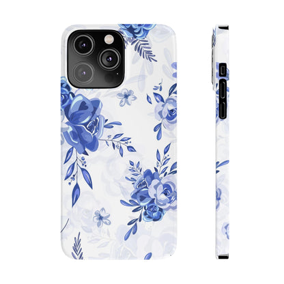 French Blue and White Toille, Slim Phone Cases, Case-Mate IPHONE16 and all sizes