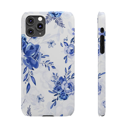 French Blue and White Toille, Slim Phone Cases, Case-Mate IPHONE16 and all sizes