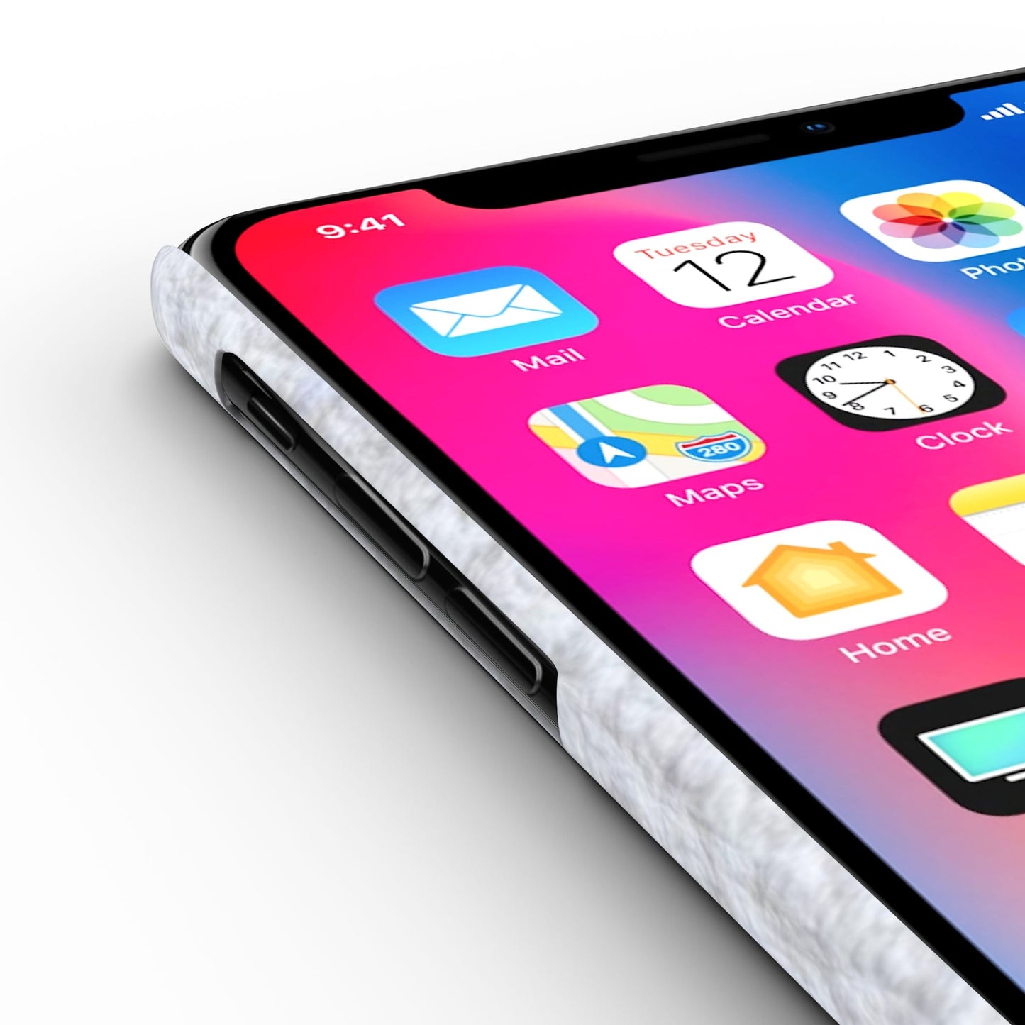 Dried Wild Pink and Purple Flower Image on Paper, Floral Slim Phone Cases, Case-Mate IPHONE16 and all sizes