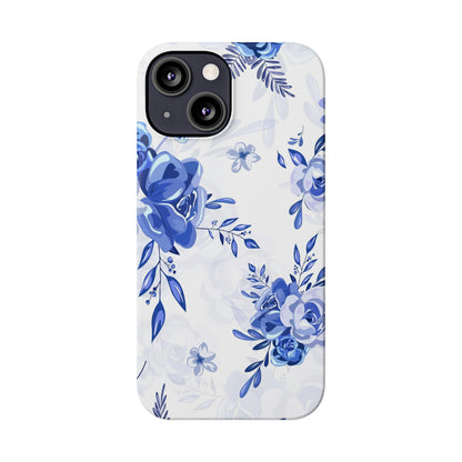 French Blue and White Toille, Slim Phone Cases, Case-Mate IPHONE16 and all sizes